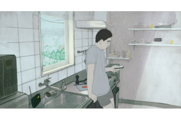 A scene from BLIND WILLOW, SLEEPING WOMAN. A Zeitgeist Films release in association with Kino Lorber.